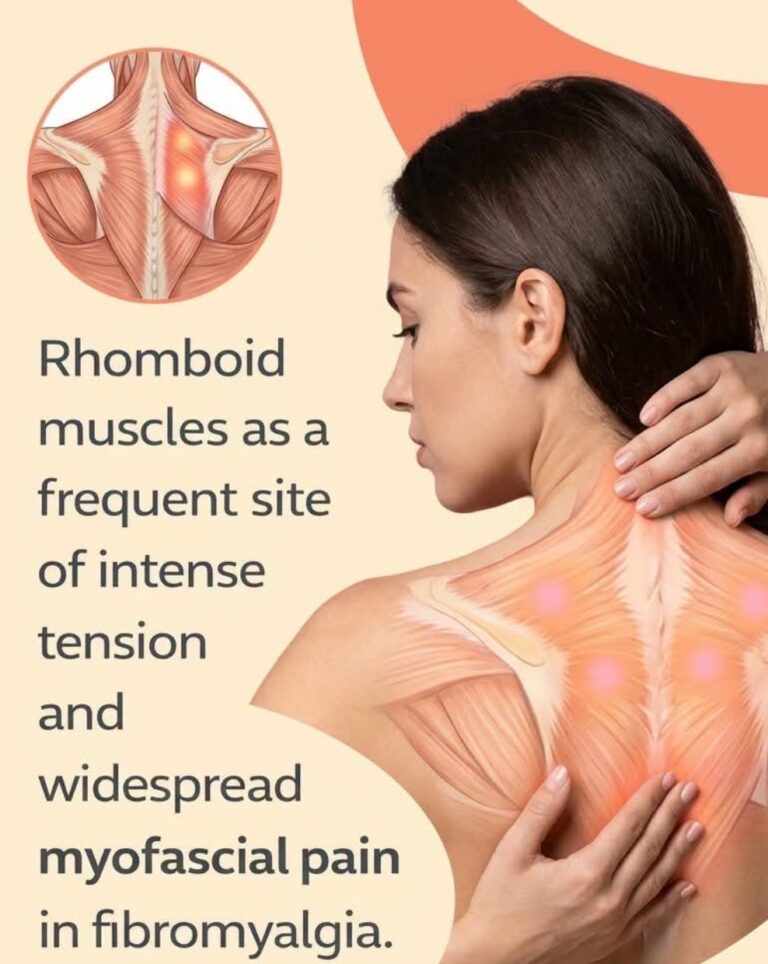 Fibromyalgia and Rhomboid muscles as a frequent site of intense tension and widespread myofascial pain in fibromyalgia