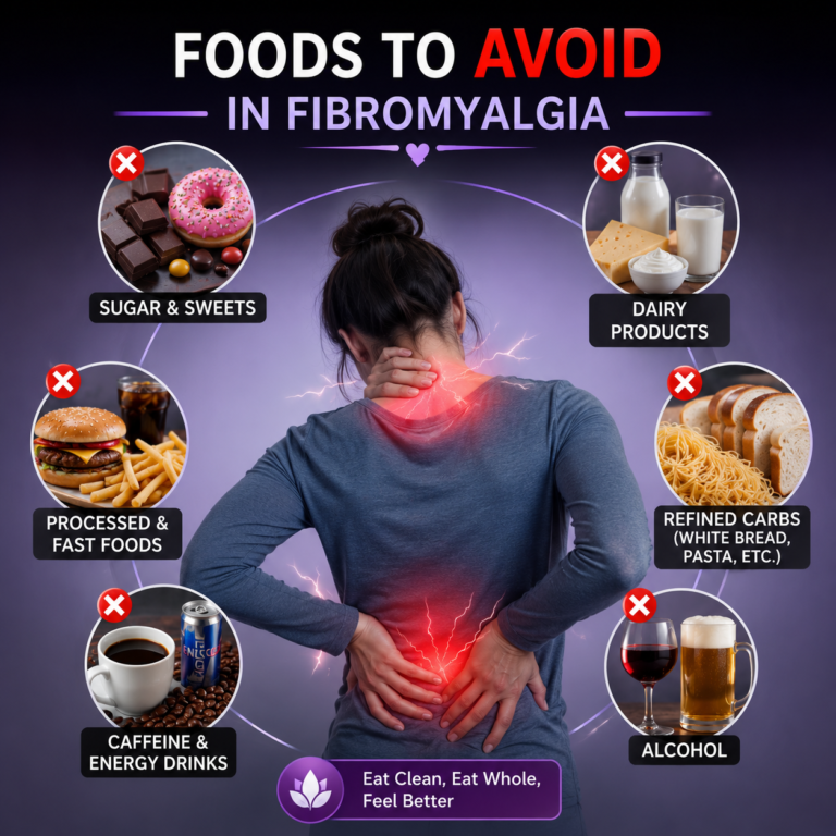 Please, what foods are prohibited to be consumed when suffering from fibromyalgia?