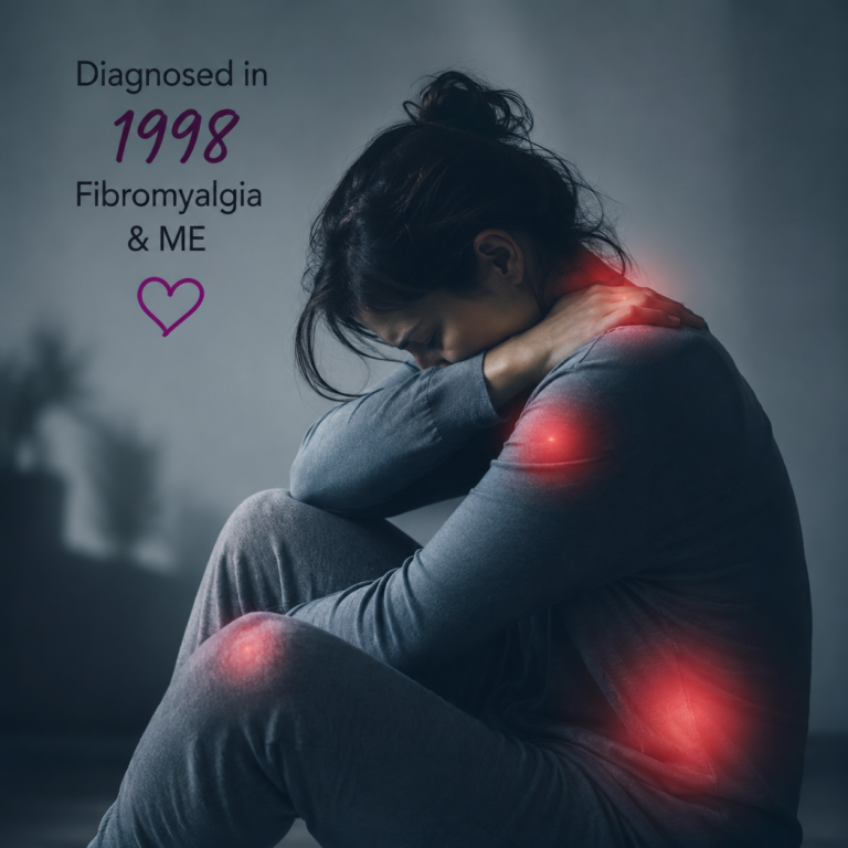 I was diagnosed in 1998 with Fibromyalgia and ME.