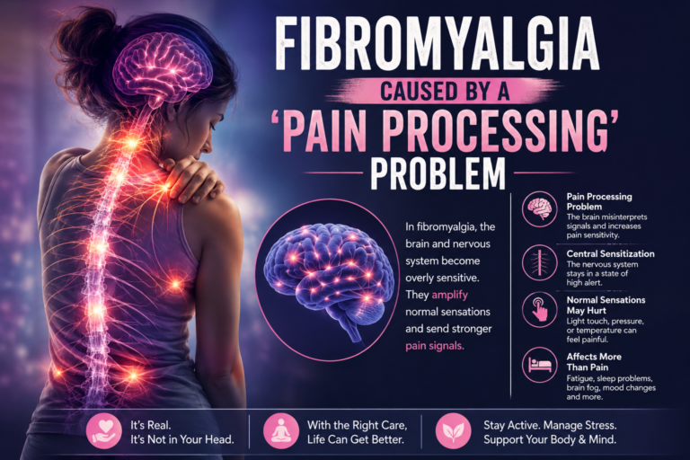 Fibromyalgia caused by ‘pain processing’ problem