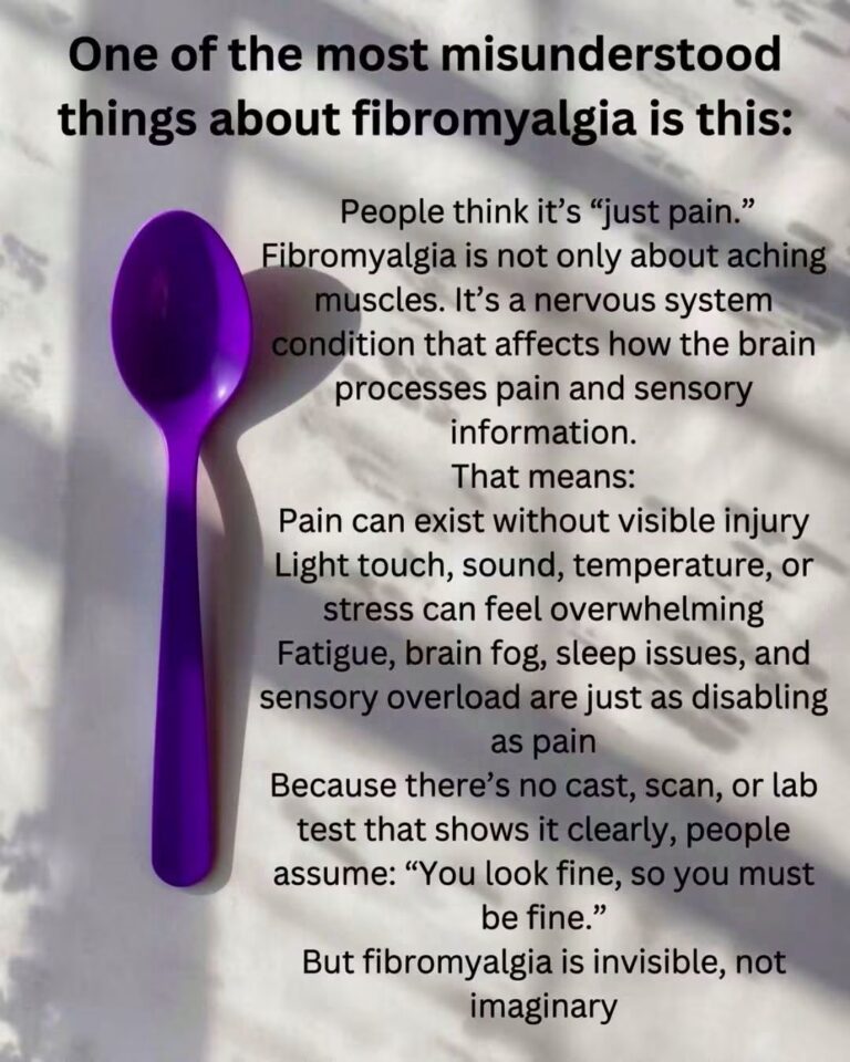 One of the most misunderstood things about fibromyalgia is this